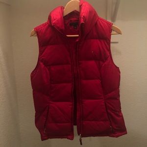 Tommy Hilfiger Red Puffer Vest